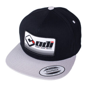ODI fade hat плоский клюв - чорний / сірий